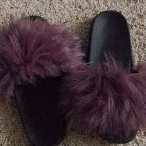 Purple Furry Slides